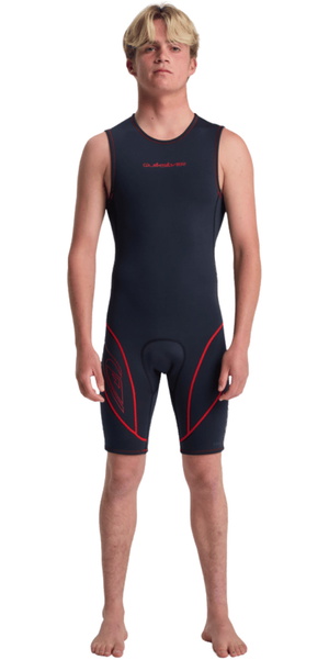 2026 Quiksilver Mens Mercury 2.5mm Short John Wetsuit 25AW261600 - Salsa